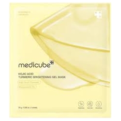 Medicube - Kojic Acid Turmeric Brightening Gel Mask, 28g - rozjaśniająca żelowa maseczka z kurkumą i kwasem kojowym